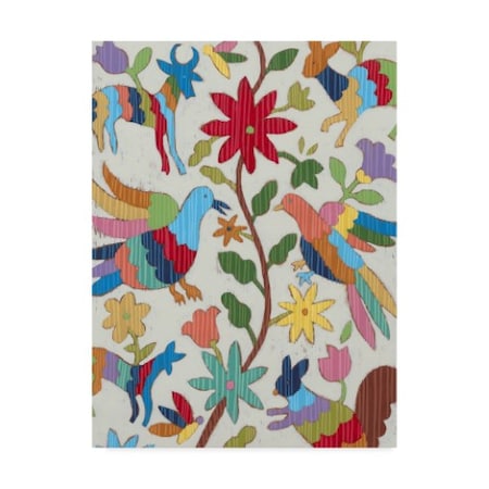 Chariklia Zarris 'Otomi Embroidery I' Canvas Art,35x47